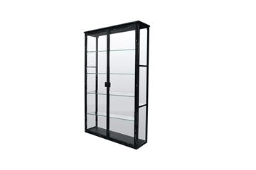 DaneLine veggmontert vitrineskap i metall/jern H160 x B100 cm
